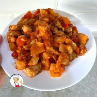 Курица с ананасами по-тайски, пикантно, сочно, вкусно! (Делюсь рецептом)